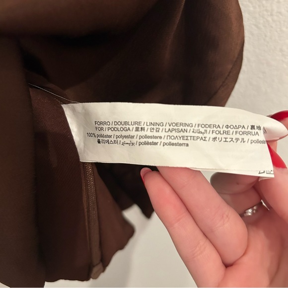 Zara Dark Brown Corset Tank Top - Picture 6 of 7